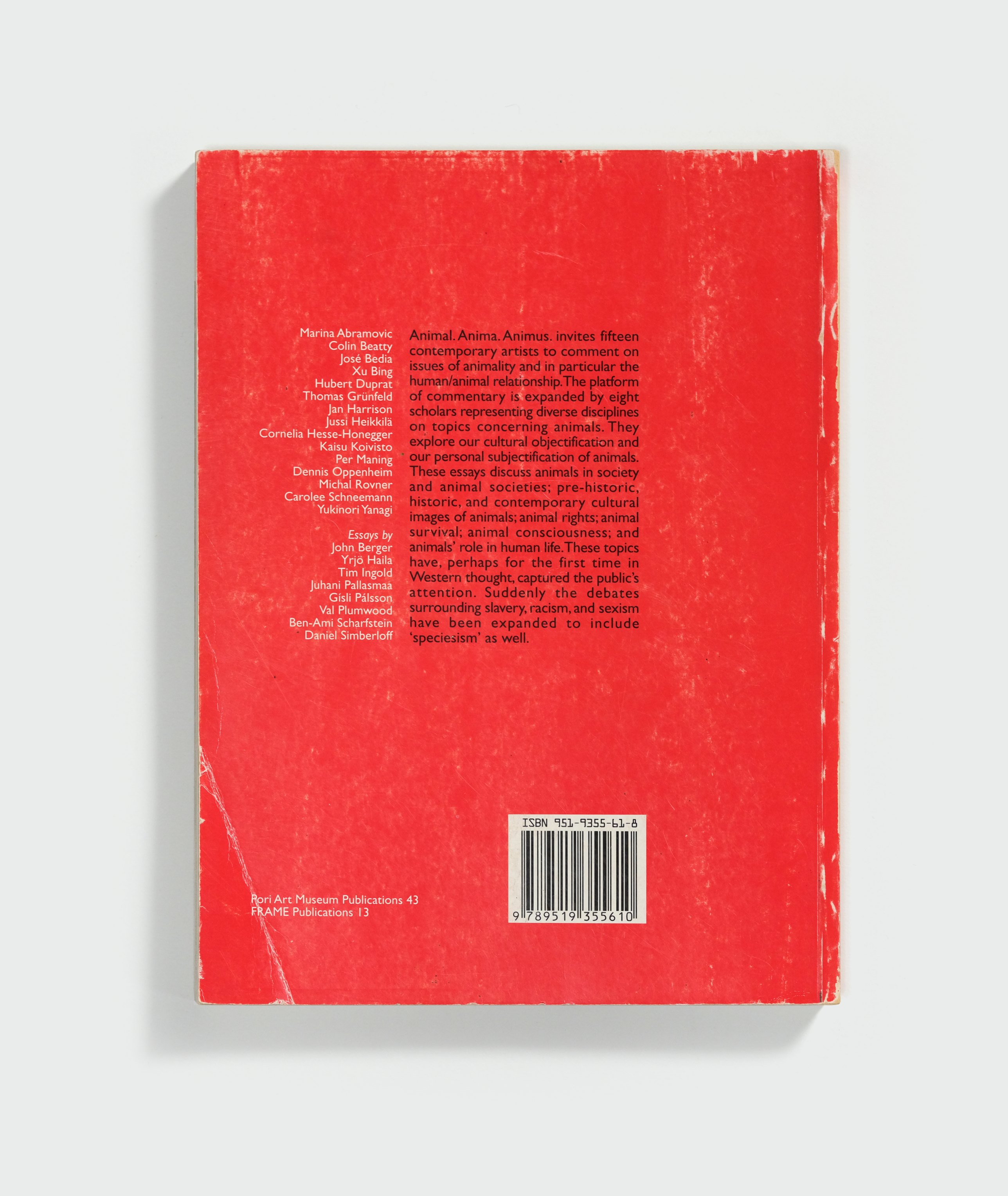 Animal. Anima. Animus. — back cover