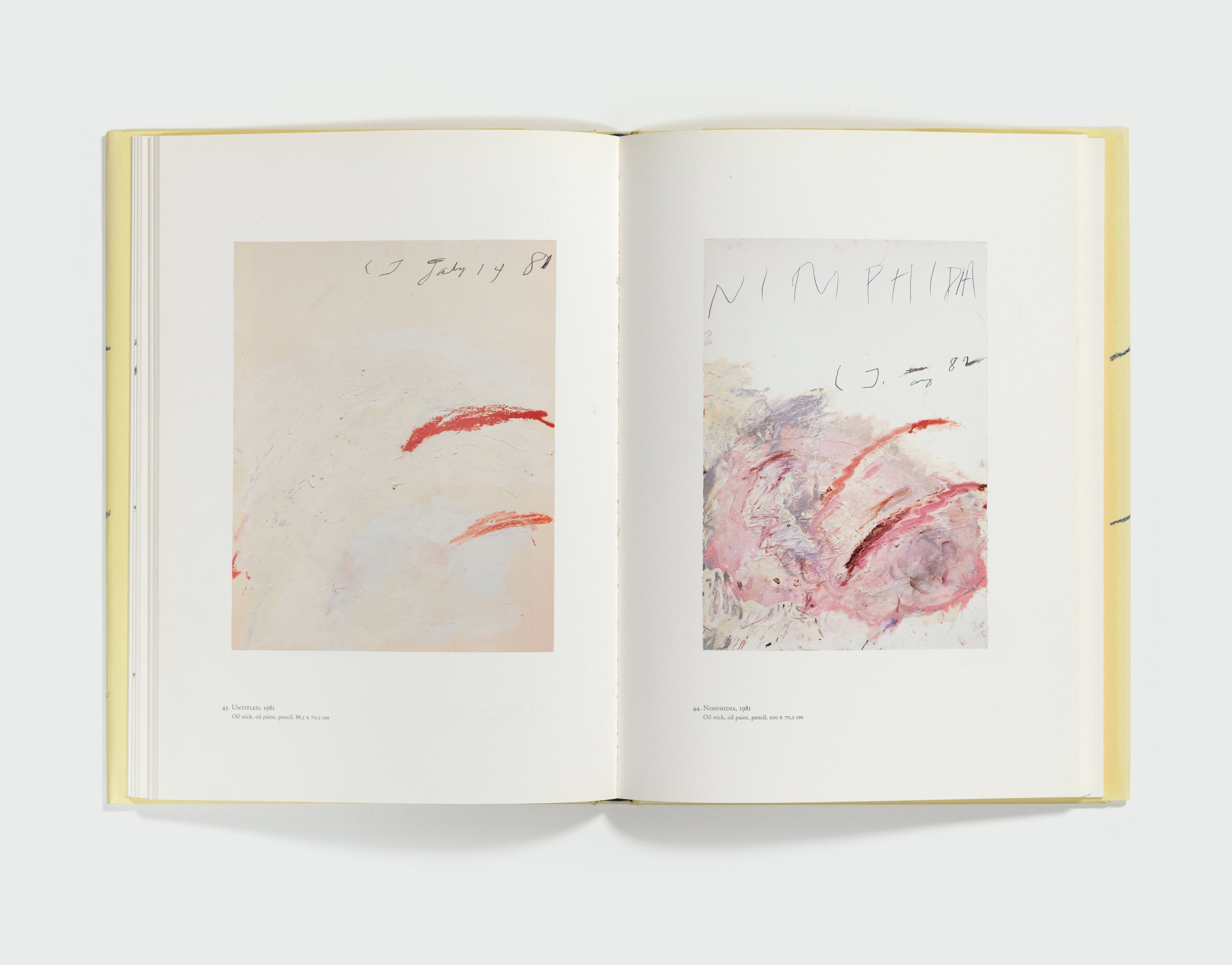 Cy Twombly at the Hermitage: Fifty Years of Works on Paper by Cy Twombly — spread 3