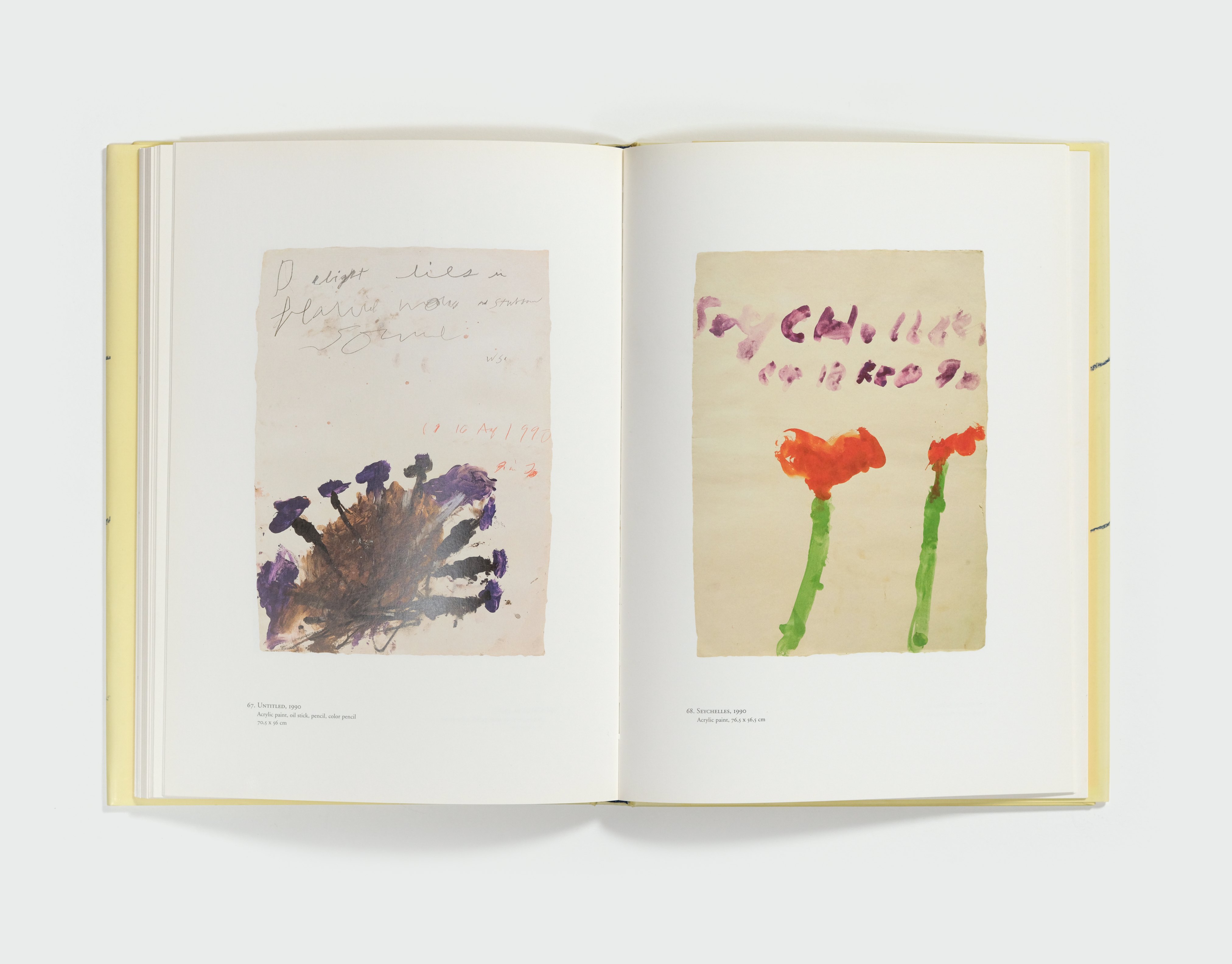 Cy Twombly at the Hermitage: Fifty Years of Works on Paper by Cy Twombly — spread 8