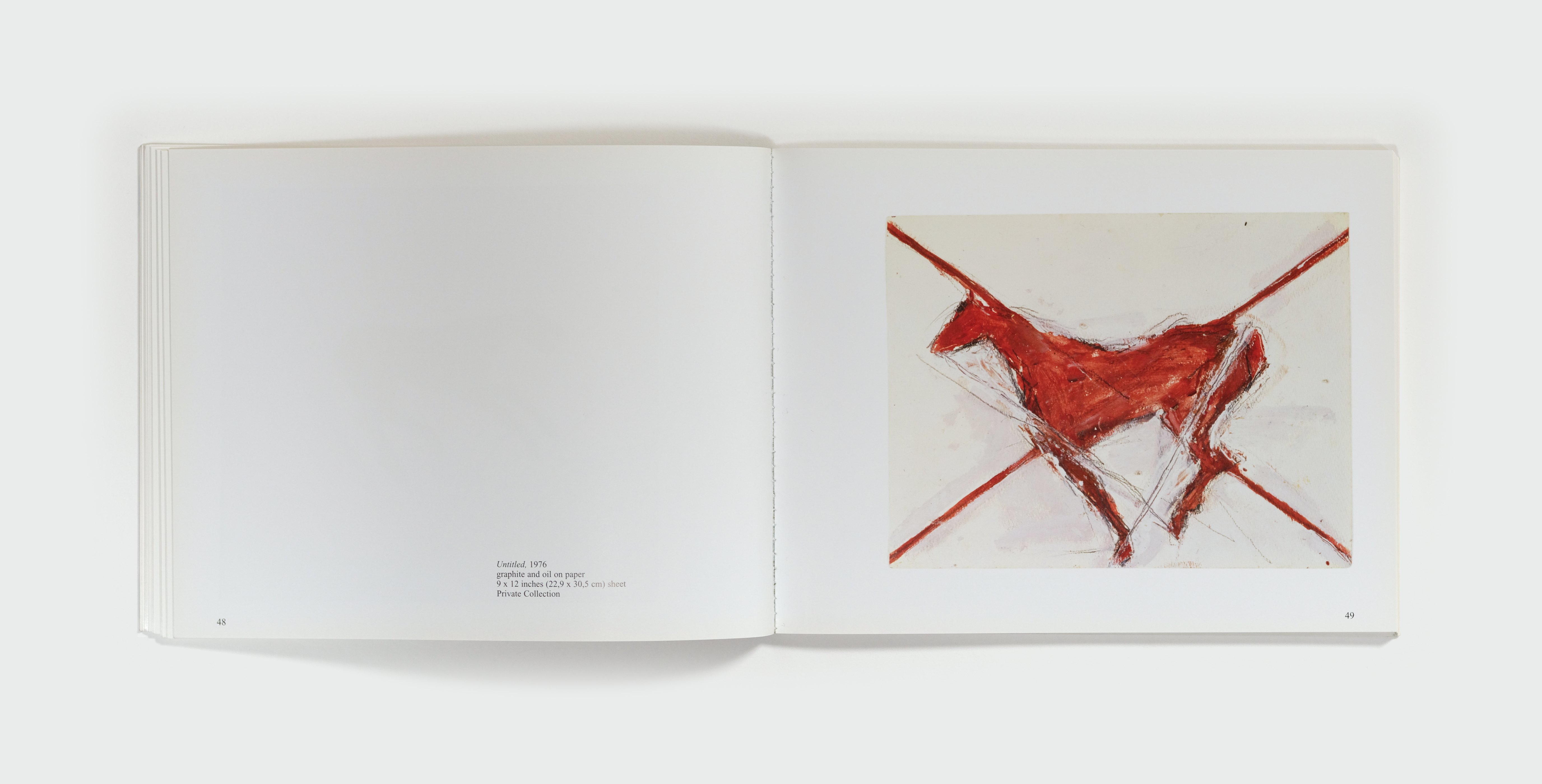 Drawings 1974-2004 by Susan Rothenberg — spread 6