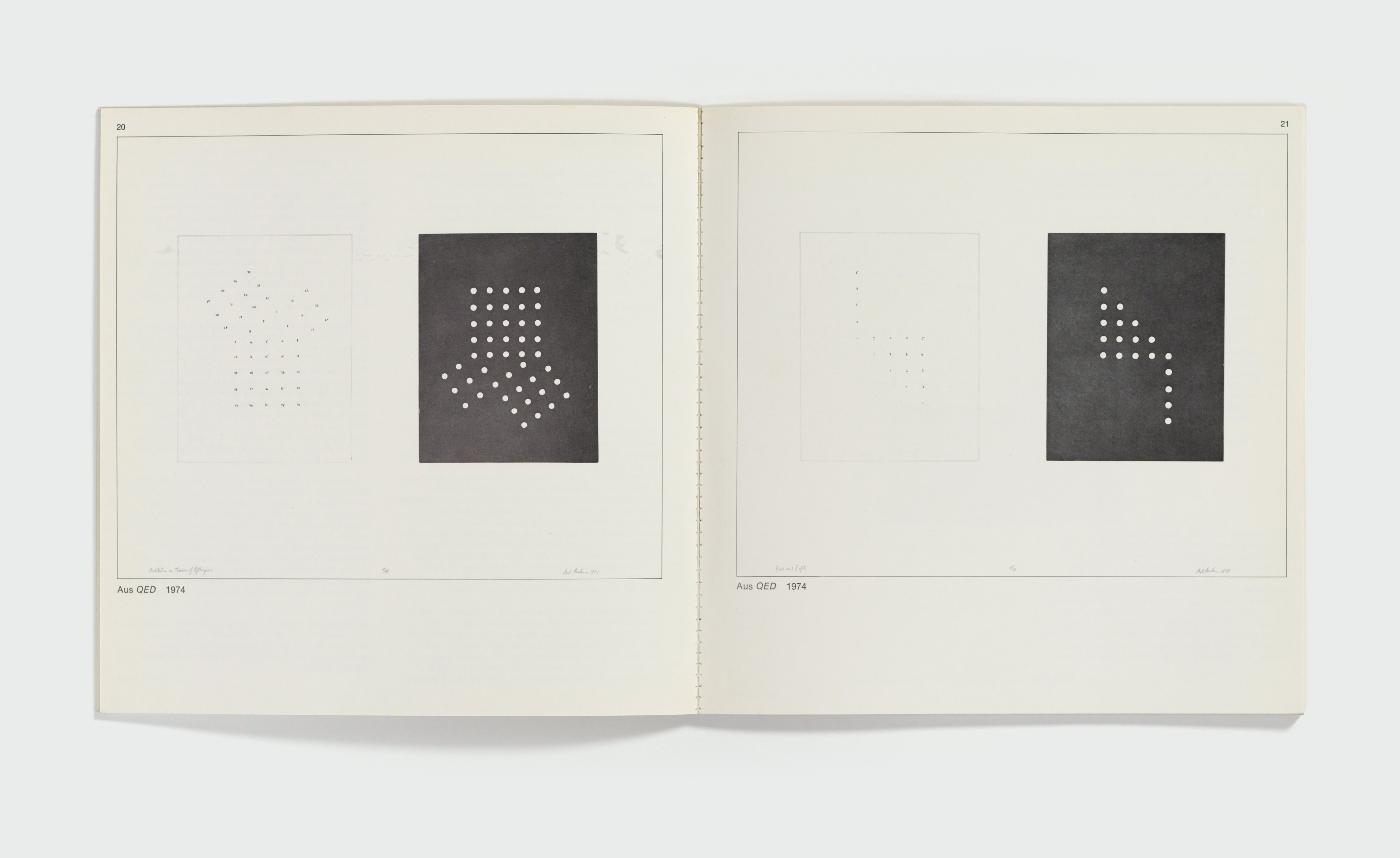 Minimal Art Druckgraphik — spread 1